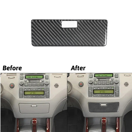 4Pcs for for Mazda RX-8 2004-2008 Carbon Fiber Steering Wheel Button Cover Trim v
