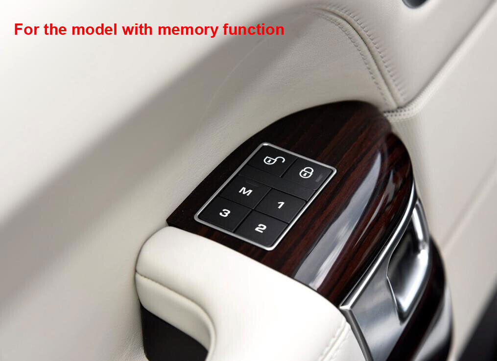 Real Carbon fiber Door Lock Button Panel Cover Trim for Range Rover Sport 14-17 n