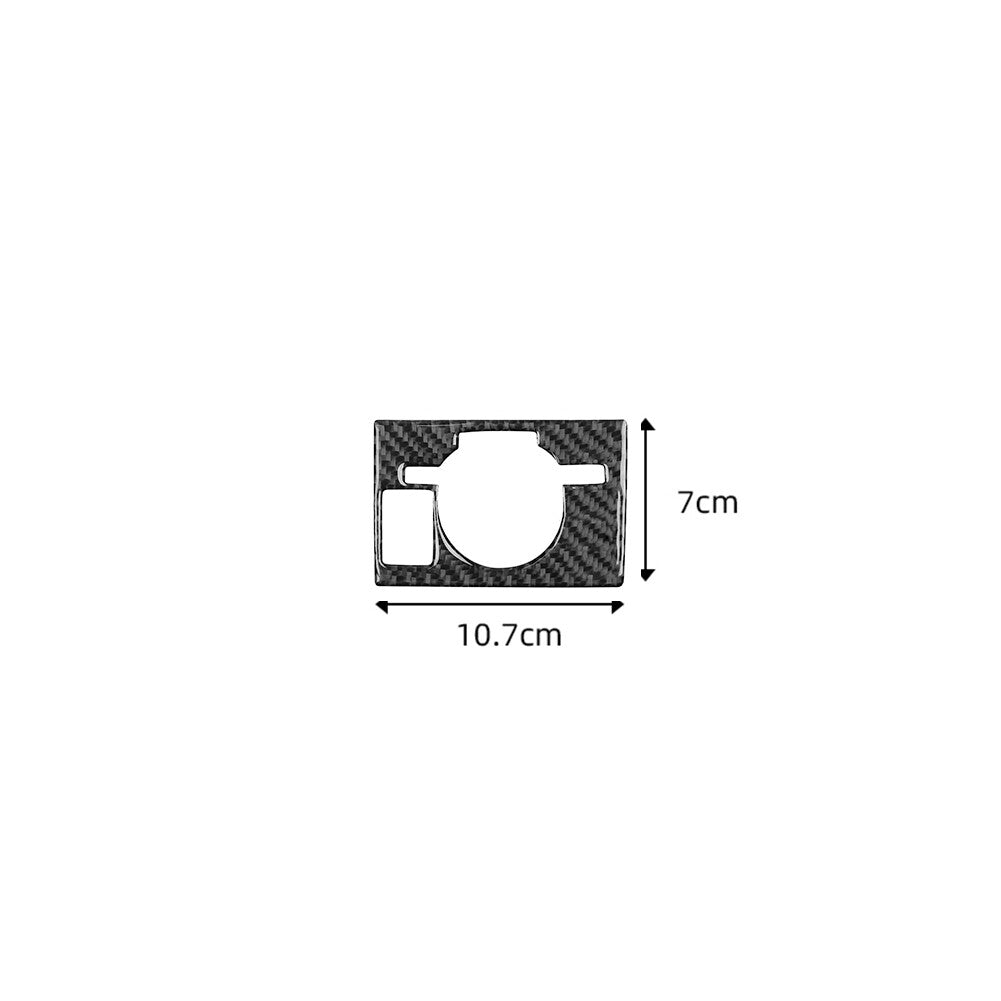 Carbon Fiber Drive Select Switch Cover Trim for Lexus CT200h 2011-2017