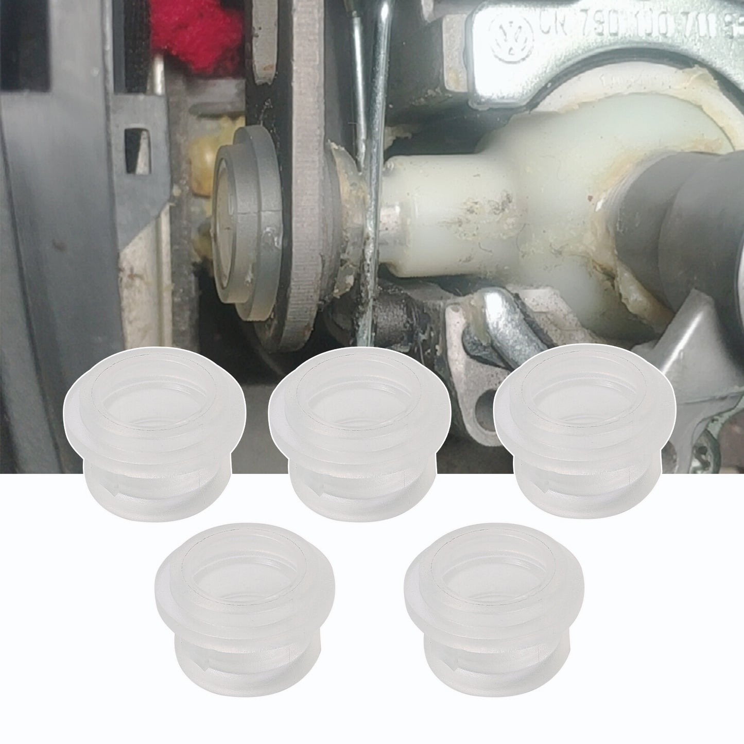 5PCS Gear Shift Lever Cable Repair Kit Bushing Rubber Fix for VW for Golf MK2 MK4 Q