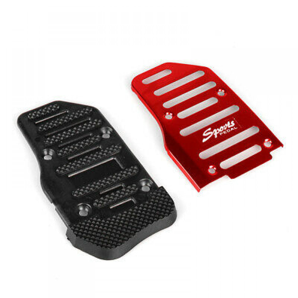 Red 2 x Universal Non-Slip Automatic Accelerator Brake Foot Pedal Cover Treadle Q