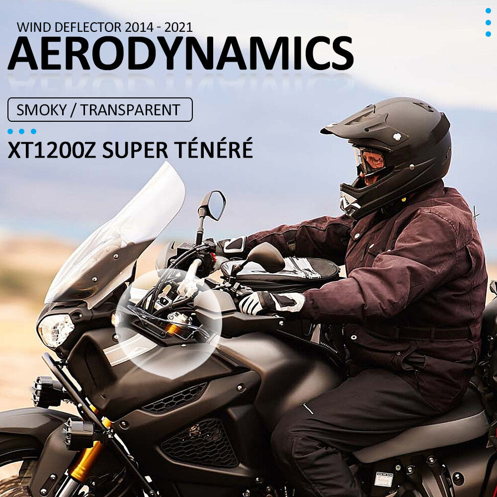 for Yamaha XT1200Z Super Tenere 14-21 Handguard Windshield Side Wind Deflectors