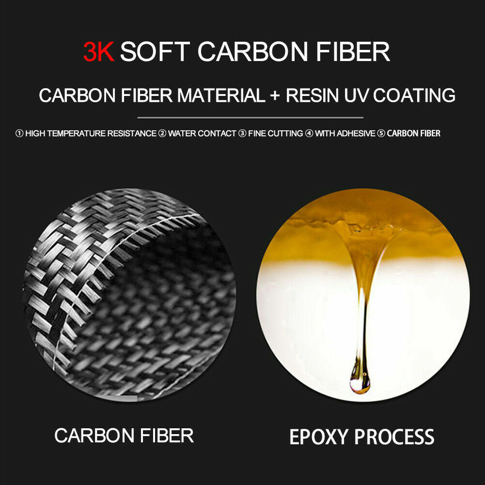 for BMW 3 Series E90 E92 Carbon Fiber A/C Air Conditioning Vent Frame Trim Cover