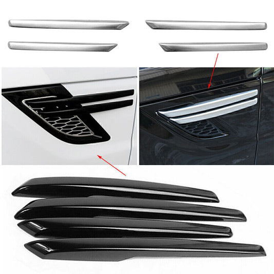4PCS Side Front Fender Air Wing Vent Cover Trims for Range Rover Sport 2014-2017