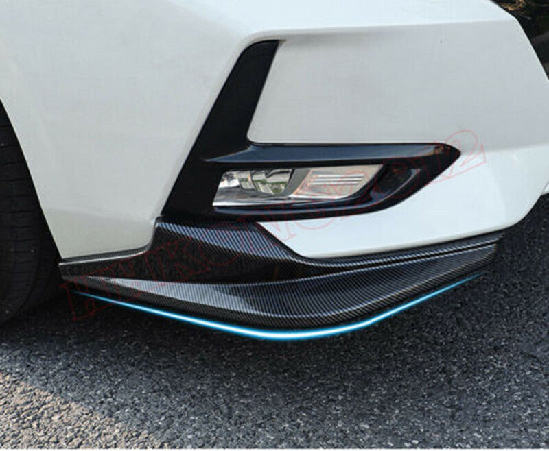 for Nissan Sentra 2020-2022 Carbon Fiber Front Bumper Lip Splitter Spoiler trim