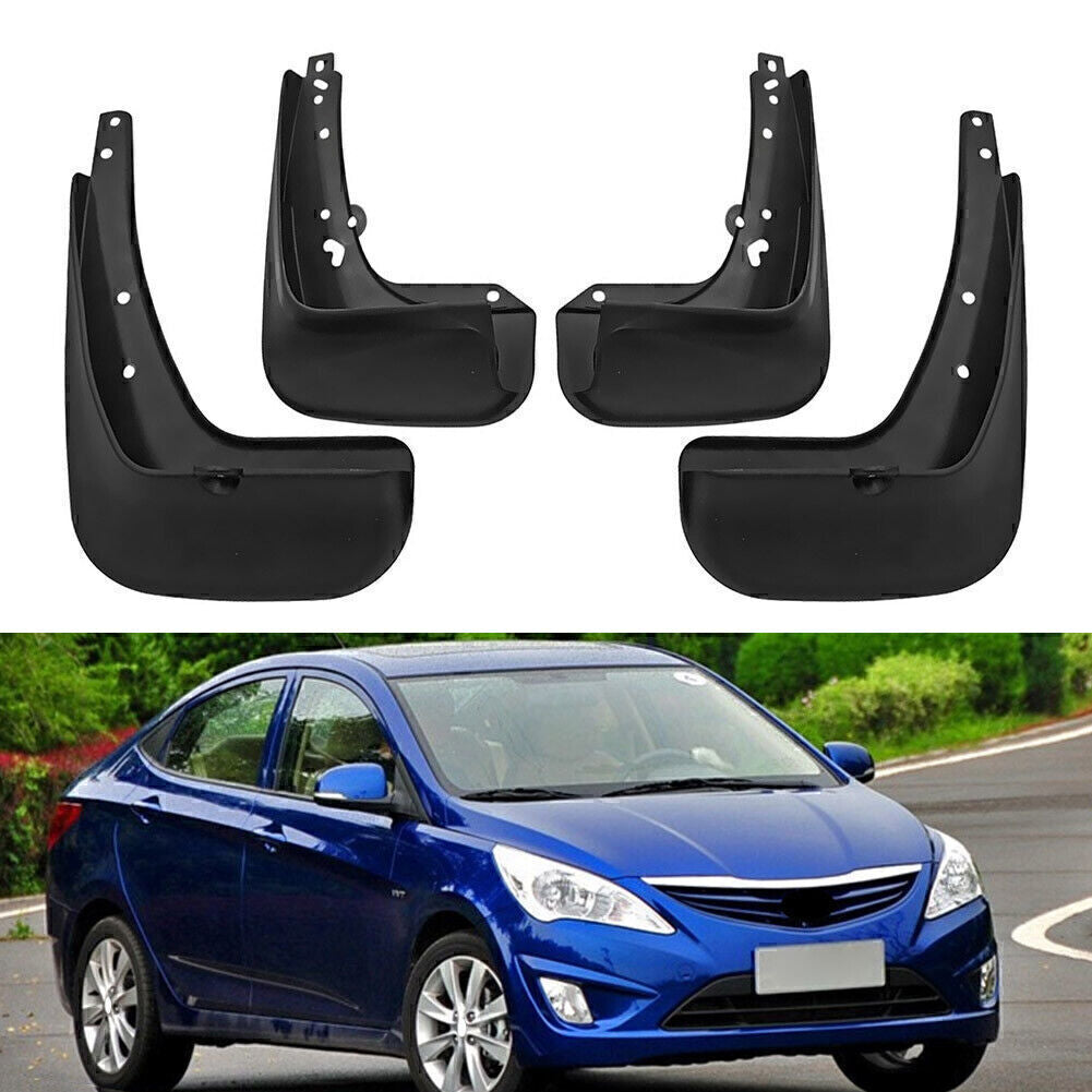 Splash Guards Mudguards Mud Flaps Fit for Hyundai Accent Solaris Hatchback 2011-16
