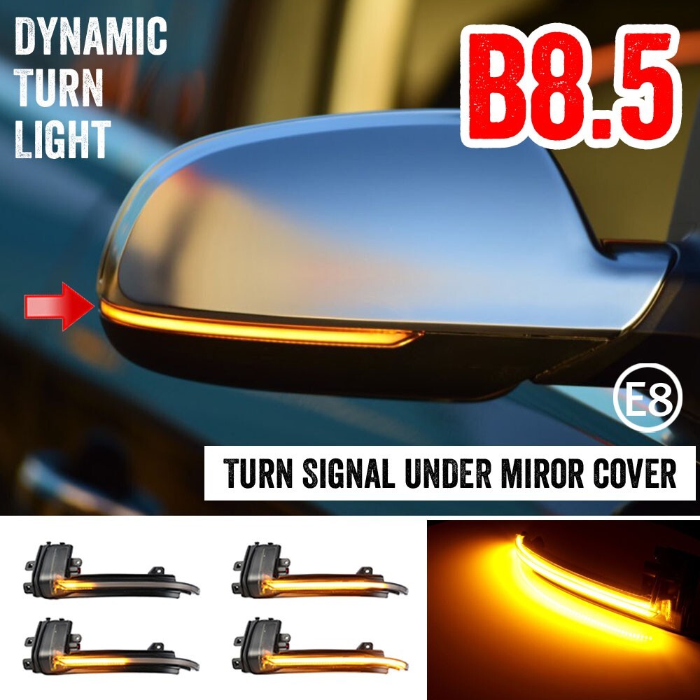 Dynamic LED Wing Mirror Indicator Turn Signal Light for Audi A4 B8.5 RS5 S5 A3