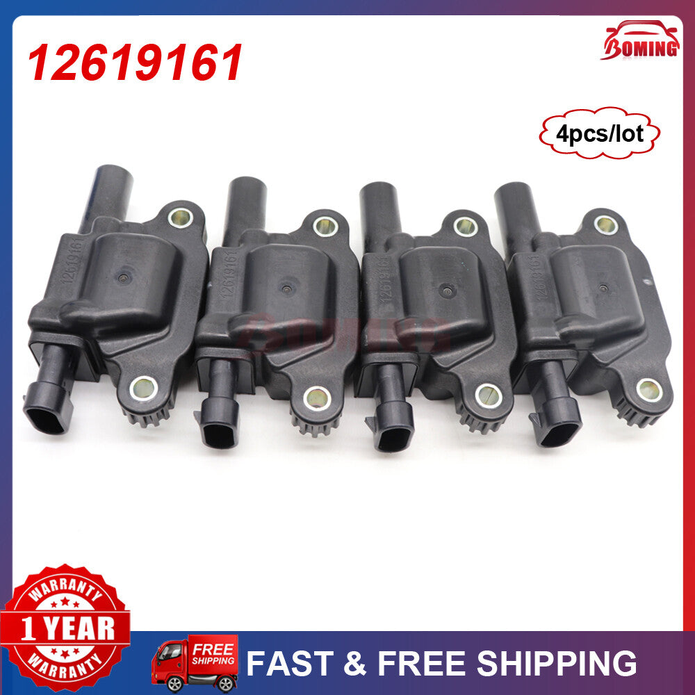 Set of 4pcs Ignition Coils for GMC for Chevy for Sierra Silverado 1500 for Corvette 12619161