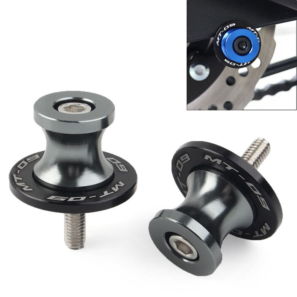 6mm CNC Swingarm Spools Slider Swing Arm Stand for YAMAHA MT-09 FZ09 2013-2022