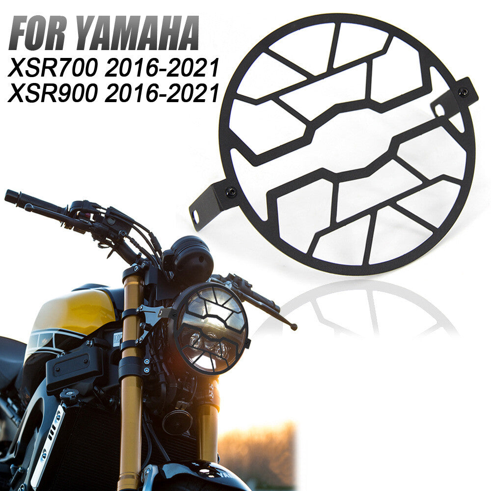 for Yamaha XSR700 XSR900 Front Headlight Protection Grille Metal Protection Mesh