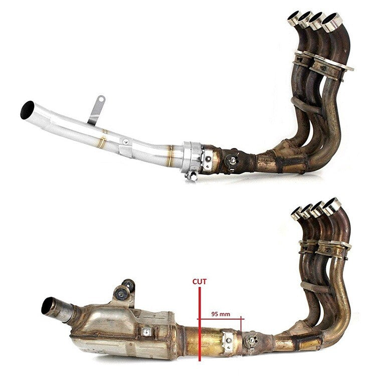 Mid Link Pipe For GSX-S1000/F GSXS1000 GSXS1000F 15-19 Exhaust Connected System