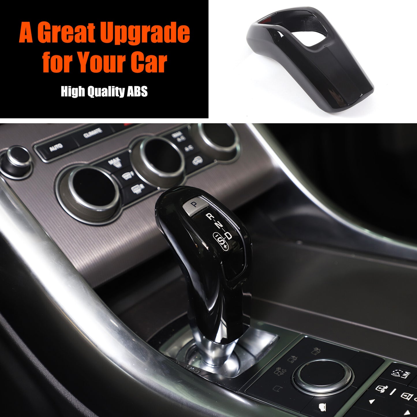 Suitable for 2014-2017 for Range Rover Sport SVR V8, Gloss Black Gear Shift Knife Cover Trim - n