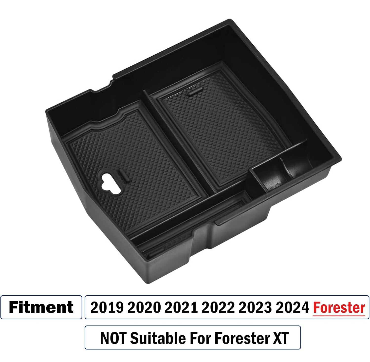 Suitable for 2019-2024 for Subaru Forester center console armrest storage box/tray. n