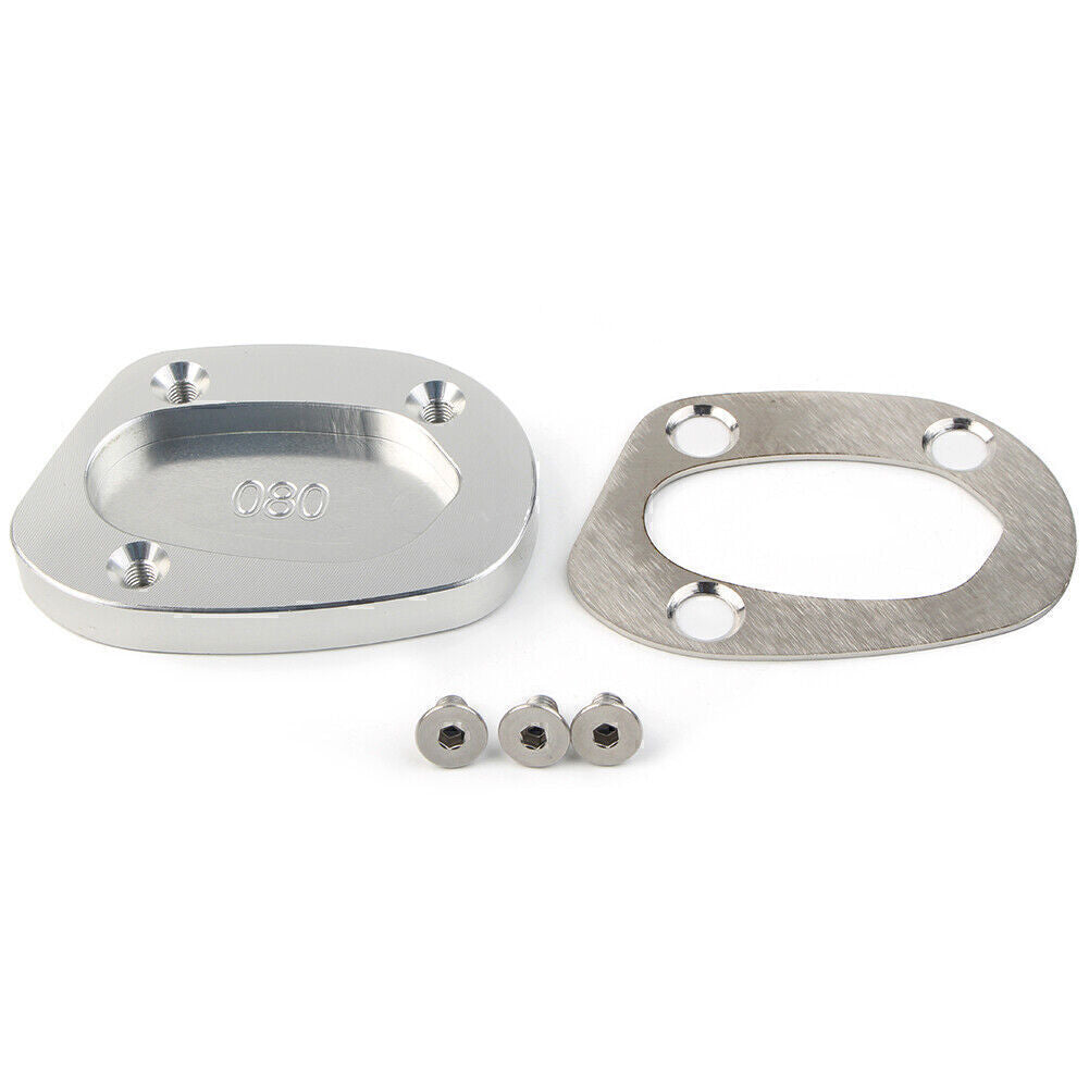 Silver Side Stand Extension Kickstand Enlarger Plate for Speed Twin 1200 2019-21 Q
