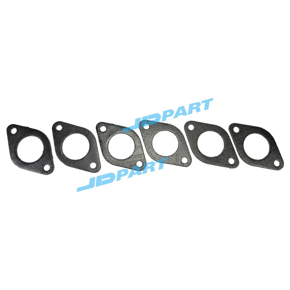 6-piece exhaust manifold gasket set 109-5313 for Caterpillar 345B C10 3406E engine parts