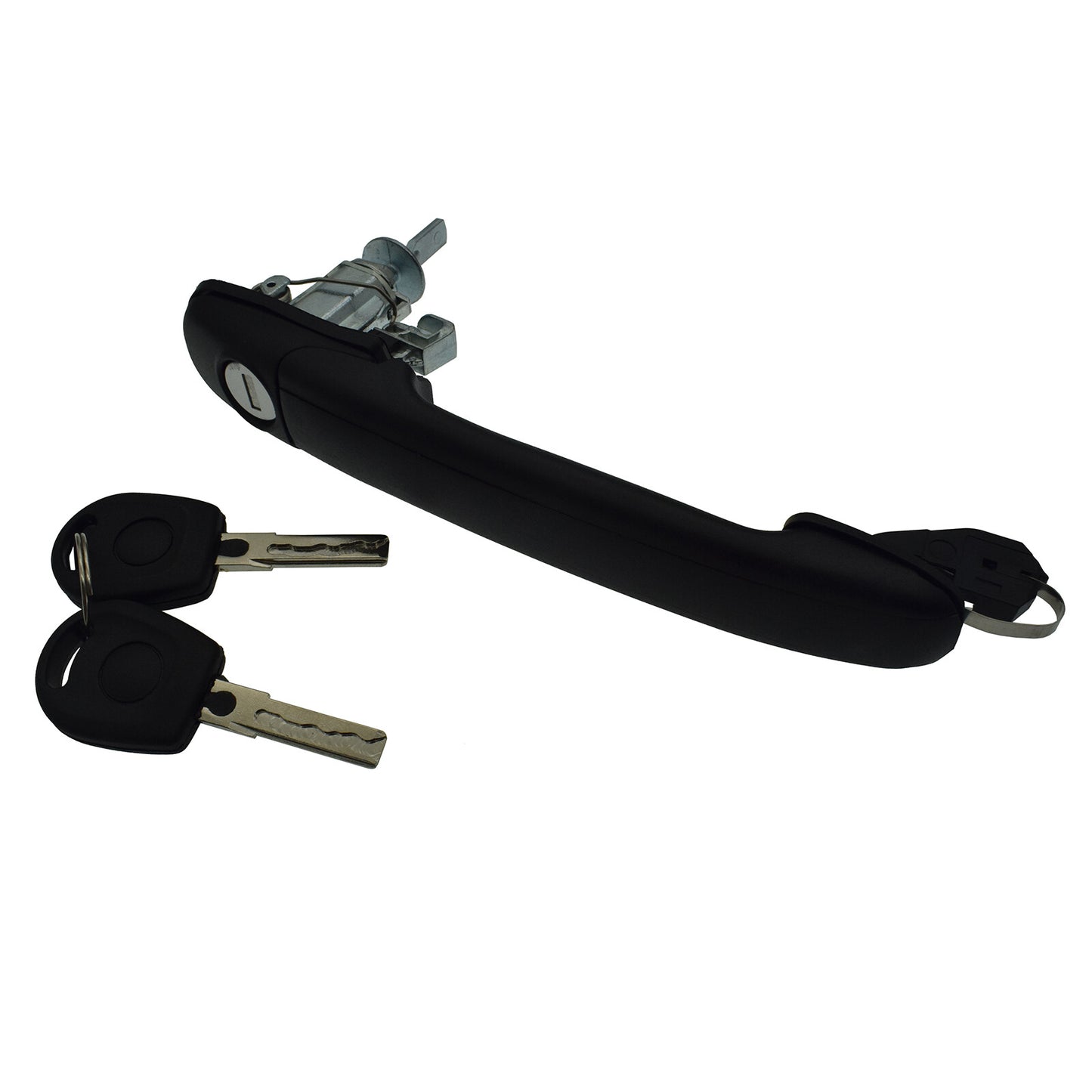 Front left outer door handle with lock barrel key for GALAXY for VW Beetle 