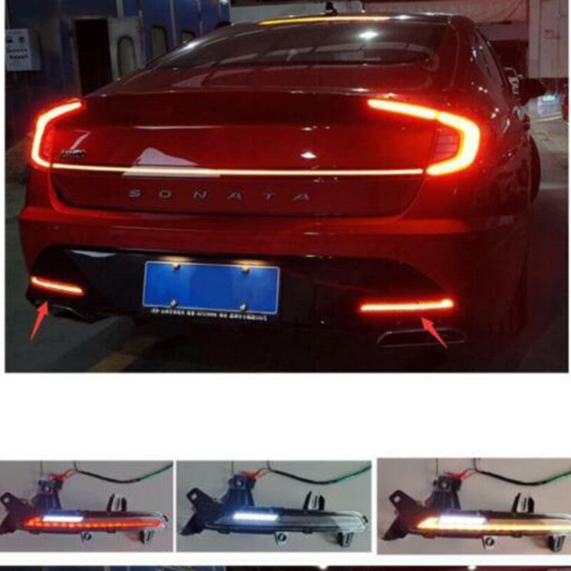for Hyundai Sonata 2020-2021 LED Rear Fog Lights Brake Lights Reversing Lights