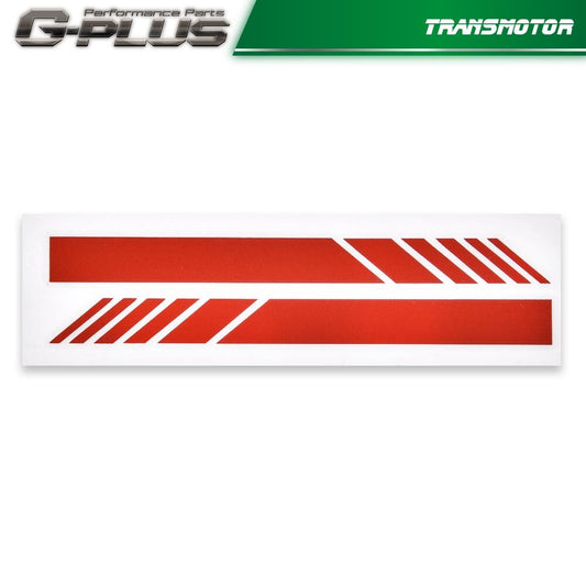 Suitable for car accessories rearview mirror 5D sticker vinyl stripe decal L+R red