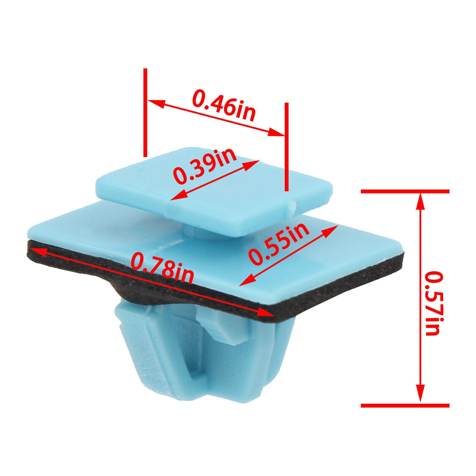 Suitable for Kia for Hyundai 87756-1F000 rocker panel retainer molding clip (blue package)