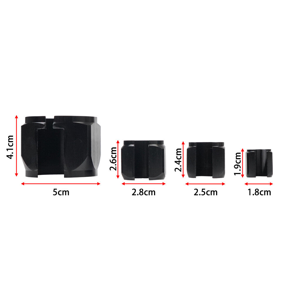 Braided Hose Black Engine Dress Up Kits Radiator Vacuum Fuel Oil Sleeving