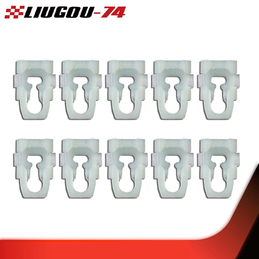 Suitable for 1977-90 for Dodge for Ram body side fender door box belt molded trim clips 10 pieces