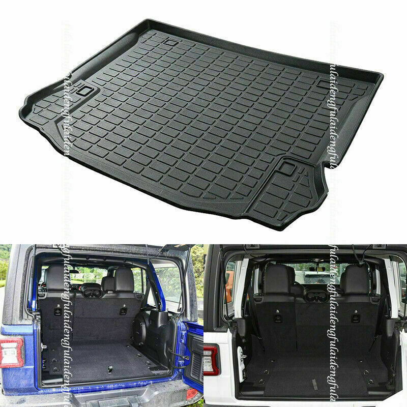 for Jeep for Wrangler JK 4dr 2008-17 TPO Rear Trunk Cargo Floor Tray Liner Boot Mat