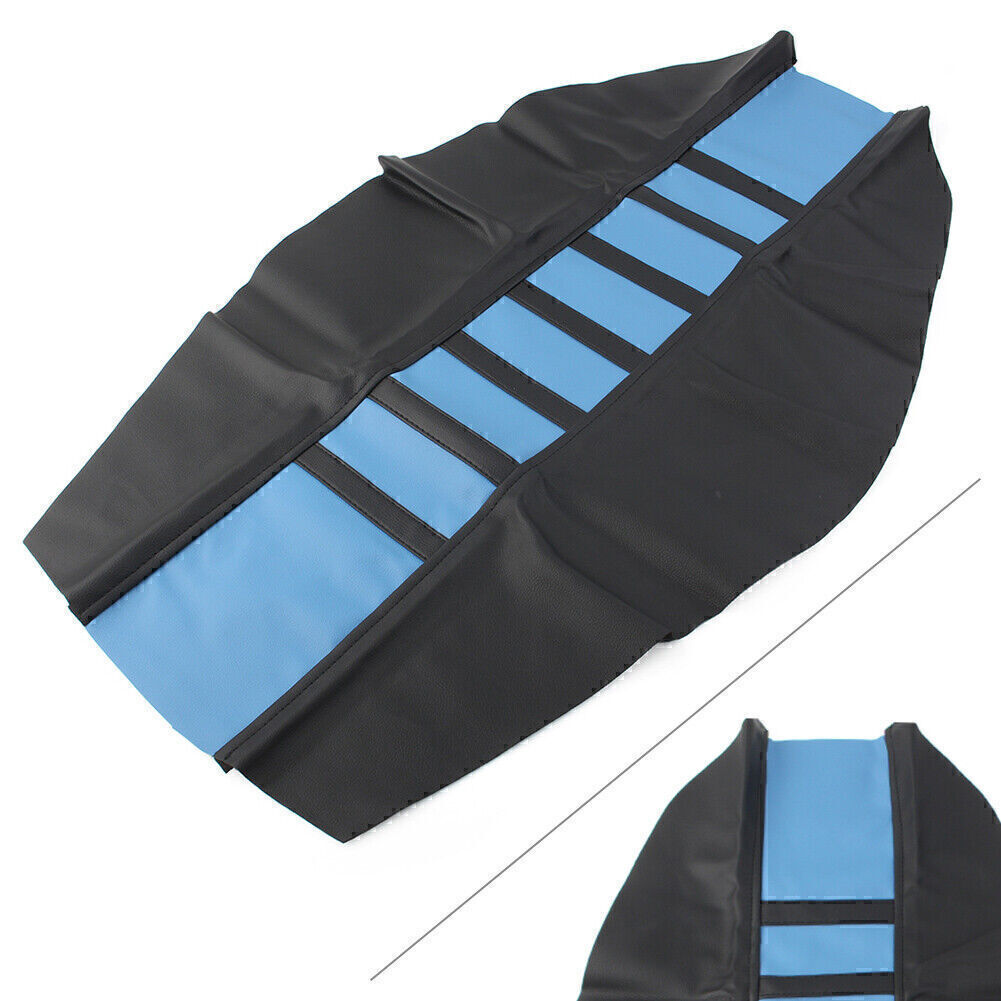 for HONDA for YAMAHA for SUZUKI Pro Ribbed Rubber Gripper Soft for Seat Cover Blue UK