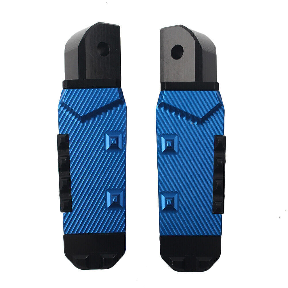 Rear Passenger Footrests Foot Pegs Pedal Pads Fit for Yamaha YZF R1 R6 R1M R1S Blue