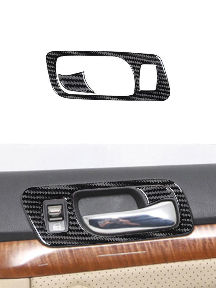 3Pcs Carbon Fiber Parking button Cover Trim For Colorado 2004-12/ for Canyon 2005-12 v