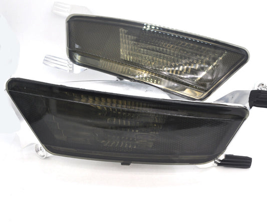 2x smoke Bumper Fog Lamp Light Rear reflector for Range Rover Evoque 2012-2014 v