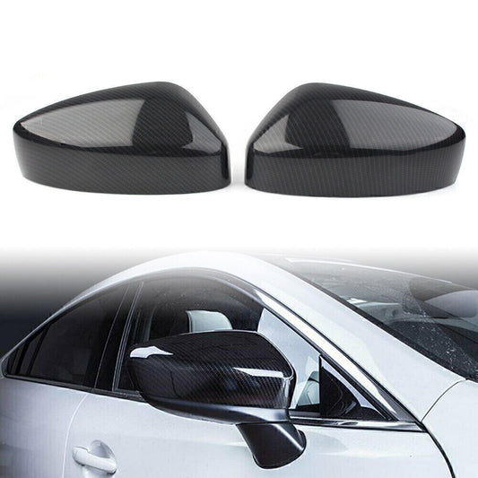 Rear View Mirror Cover Protector ABS For 2017 2018 2019 for Mazda CX-8 CX8 Carbon