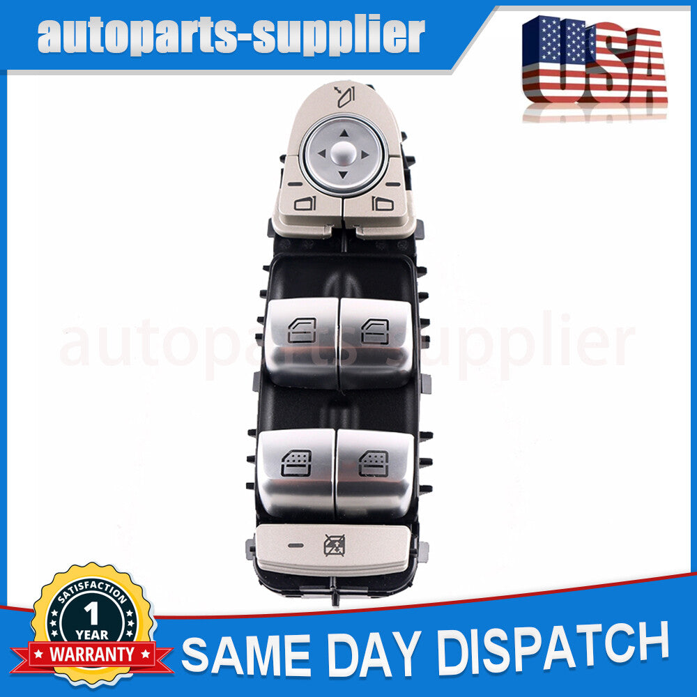 Main power window control switch is suitable for Mercedes-Benz C300, C63, C350e, W205, and GLC300.