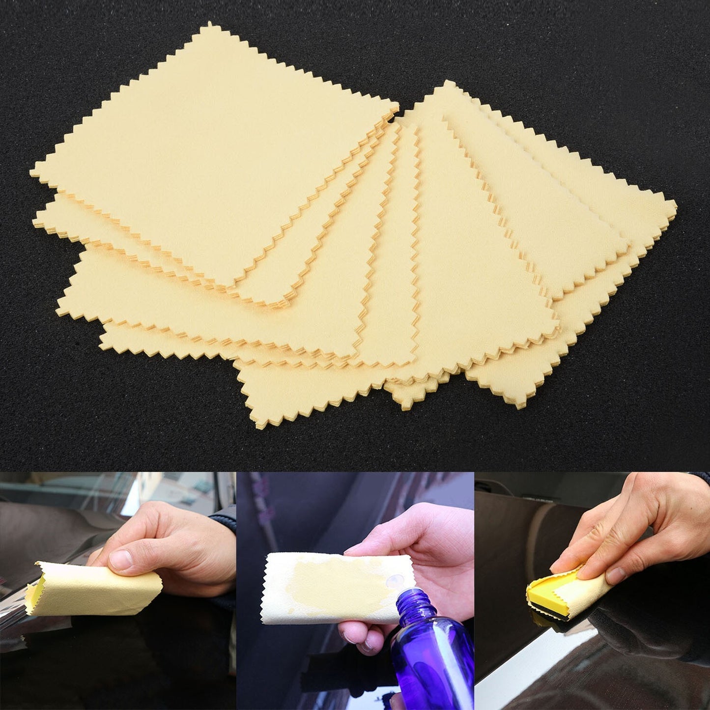 Cloths N-ano Ceramic Glass Paint Coating Application Lint- Towel v