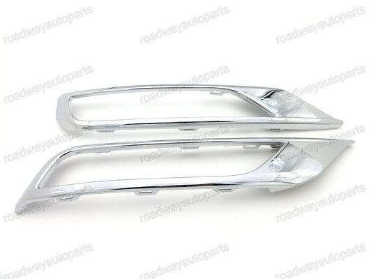 1Pair Front Fog Light Cover Chrome Molding Trim for Honda CRV CR-V UK 2015-2016