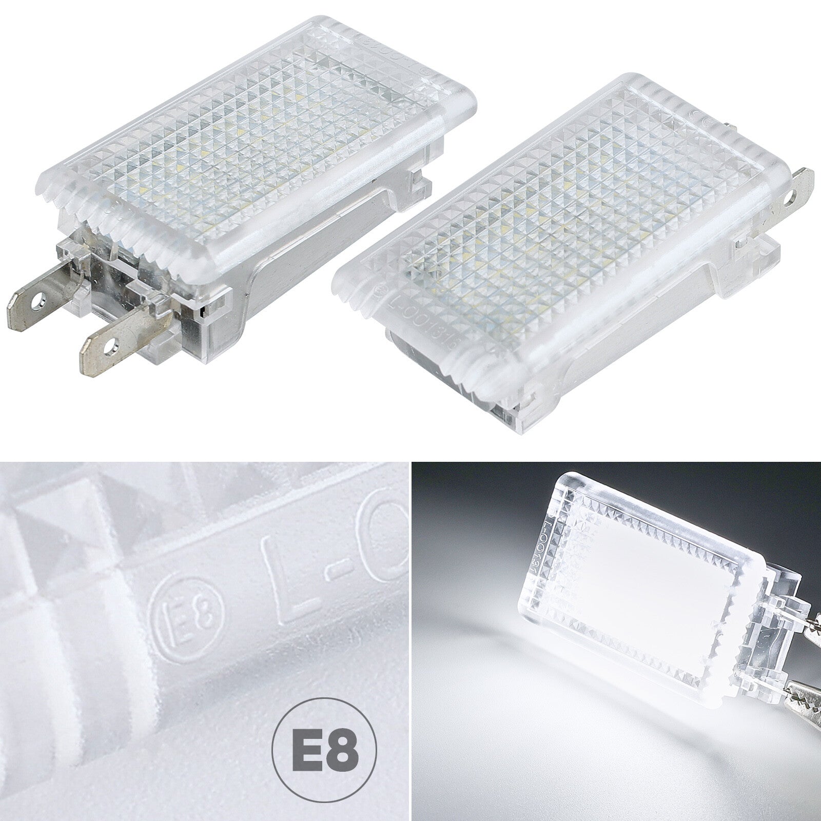 2x LED Boot Light for Opel Astra F G H for Corsa A B/C D Insignia A Vectra A