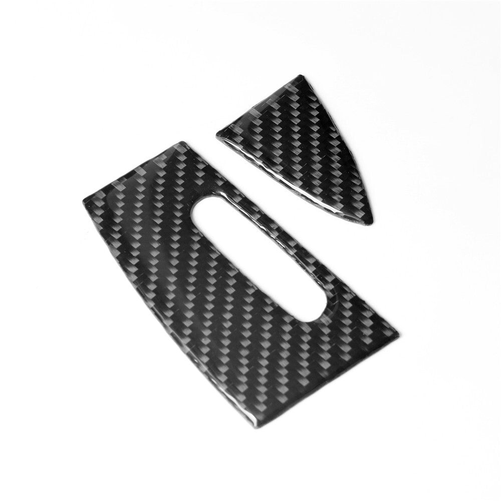 Carbon Fiber Floor Console Outer Frame Cover Trim for Honda Ridgeline 2017-2020 v