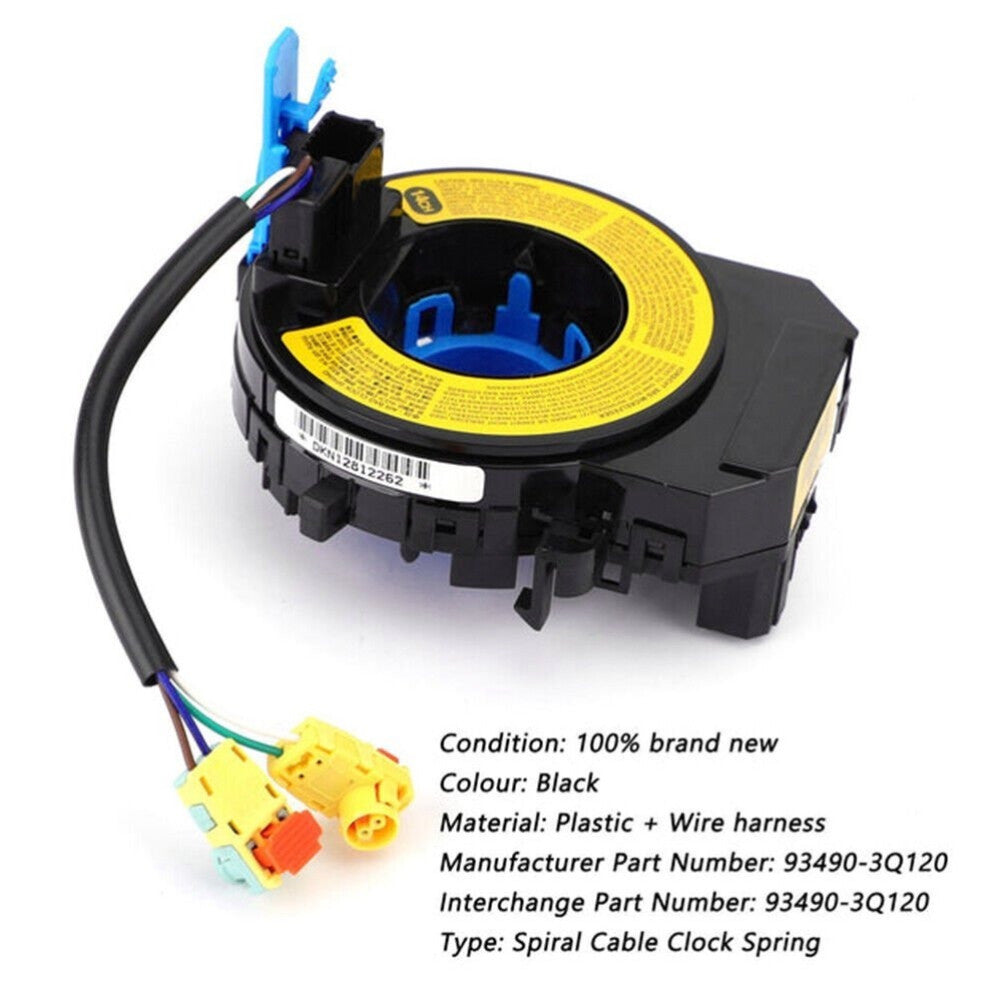 93490-3V120 Clock Spring Fit for Kia Forte Forte Koup 2014-2017 (2Wire)