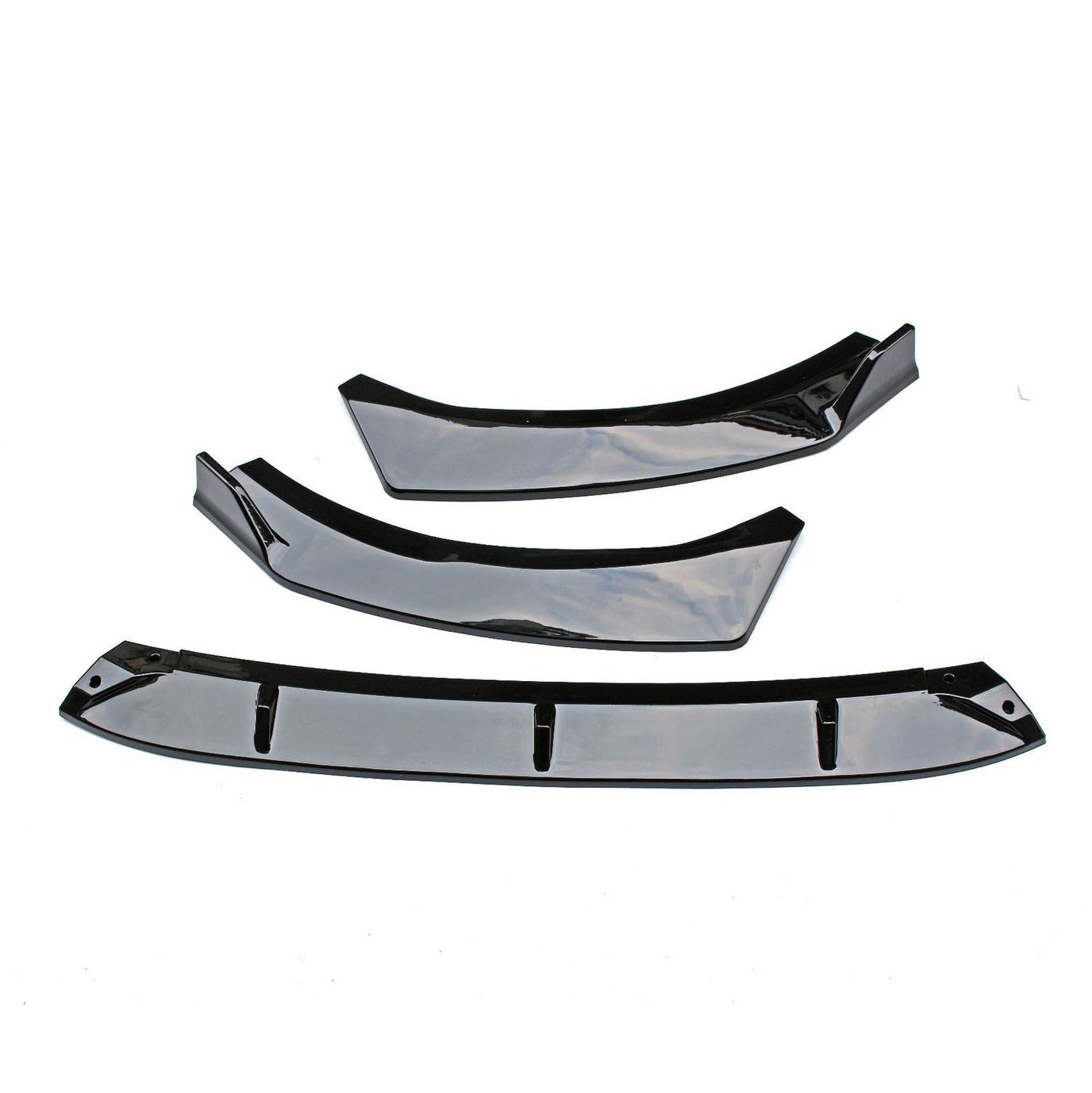 Gloss black front bumper lip separator chin boiler for Kia K5 GT GT-line 2020-24 Q