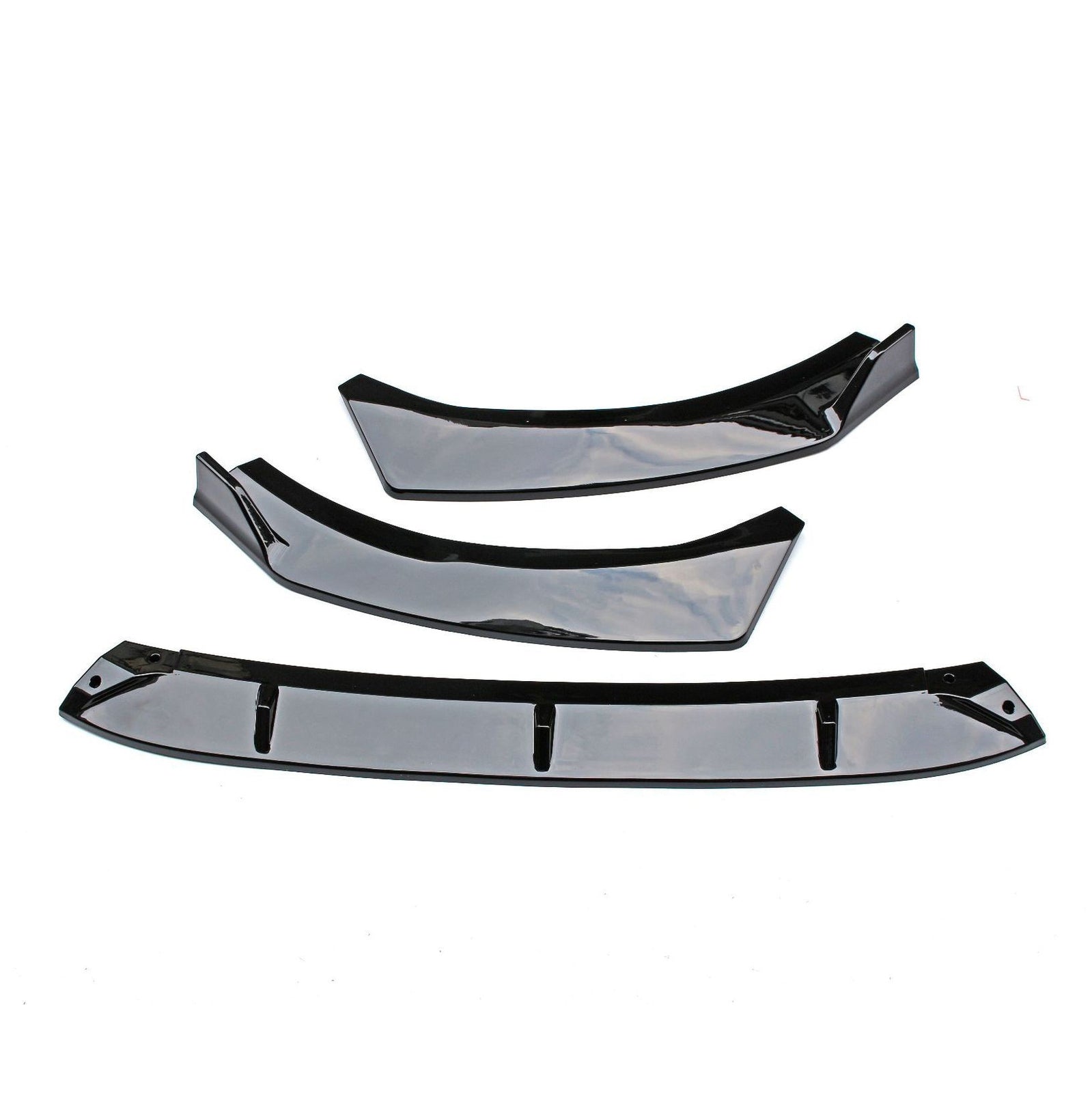 Gloss black front bumper lip separator chin boiler for Kia K5 GT GT-line 2020-24 Q