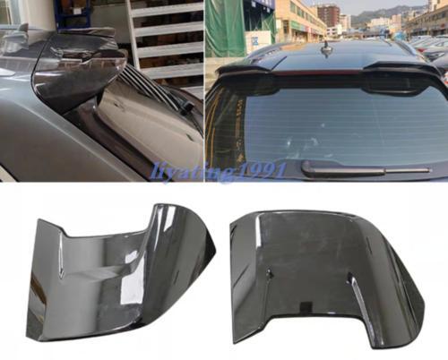Suitable for Audi Q5 SQ5 2018 - 2023 ABS Gloss Black Rear Roof Boiler Roof Window Wing 2-Piece Set