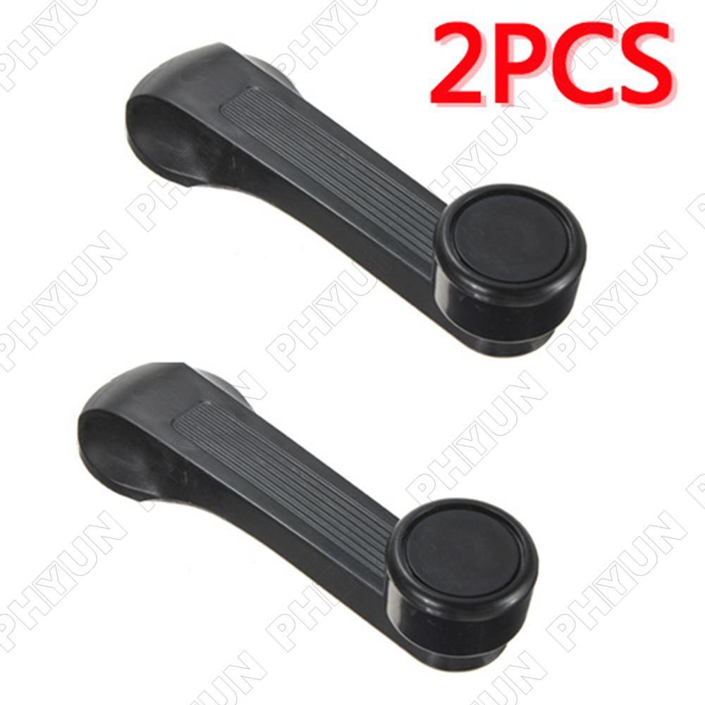 2Pcs New Window Crank Handle Black for Honda for Civic DX EX GX HX LX-Coupe 2 4 Door Q
