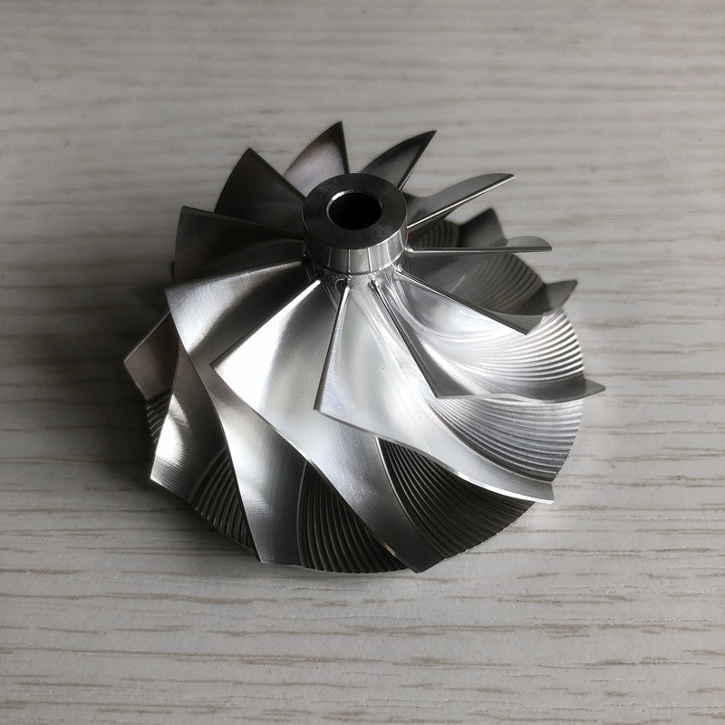 GT28 11+0 Blade 47.10/63.40 mm 55812/3712-0001 Hole: 5.99 Billet Compressor Wheel