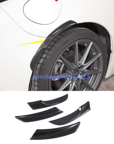 Carbon fiber rear wheel arch fender flare trim for GR86/BRZ 22-2023