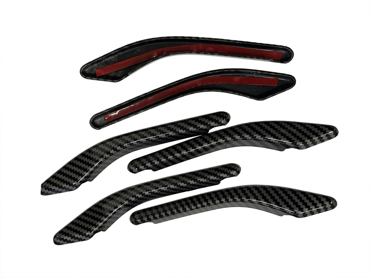 for Maserati Ghibli 2014 -2022 Carbon Fiber Look Side Air Vent Fender Cover Trim