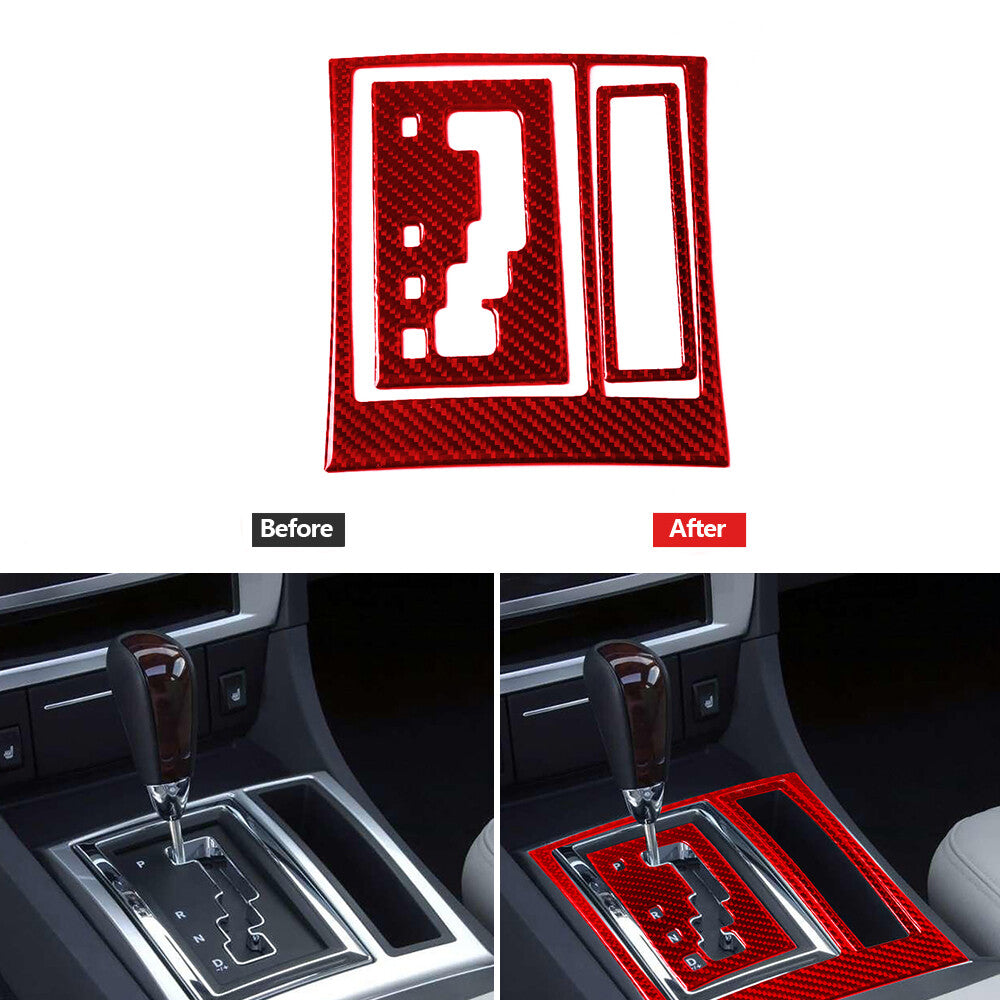 Red Carbon Fiber Passenger dashboard Panel Trim Cover For 718 2016-2022 v