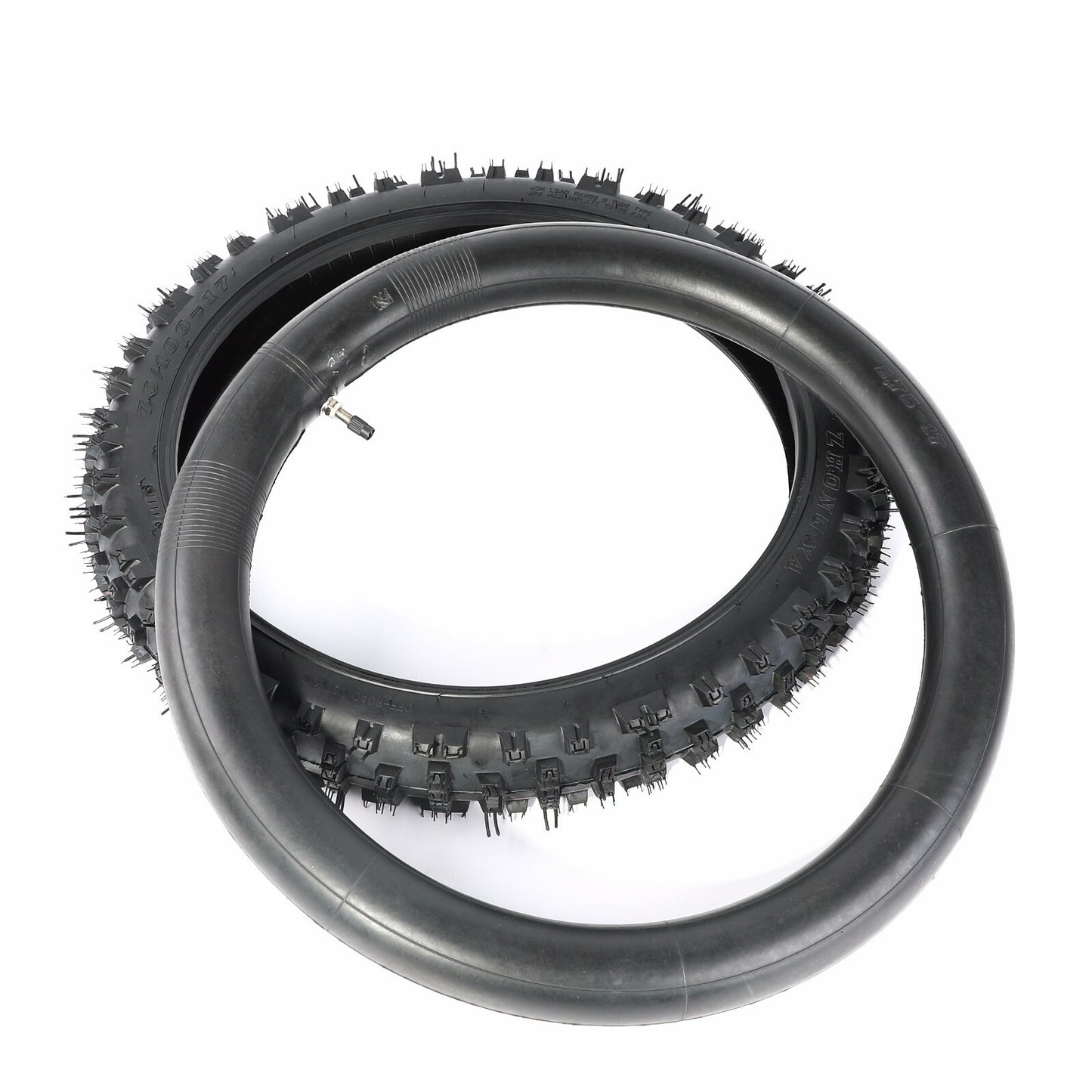 17-inch front 70/100-17 tire tubes 2.75-17 suitable for Pit Dirt bikes CR85, YZ85, TTR125. (Taodao brand)