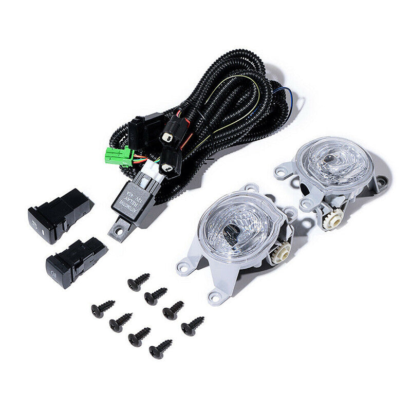 LED Fog Light With Wiring Switch Kit Assy Fit for Corolla Hatchback 20-21 v