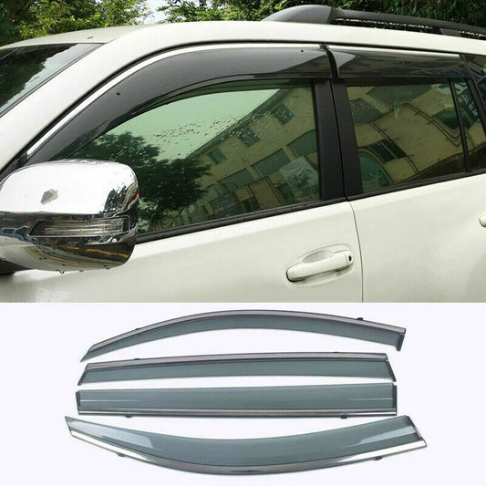 4P Window Visors for Lexus GX460 2010-2020 Sun Vent Visors Rain Deflectors Guard