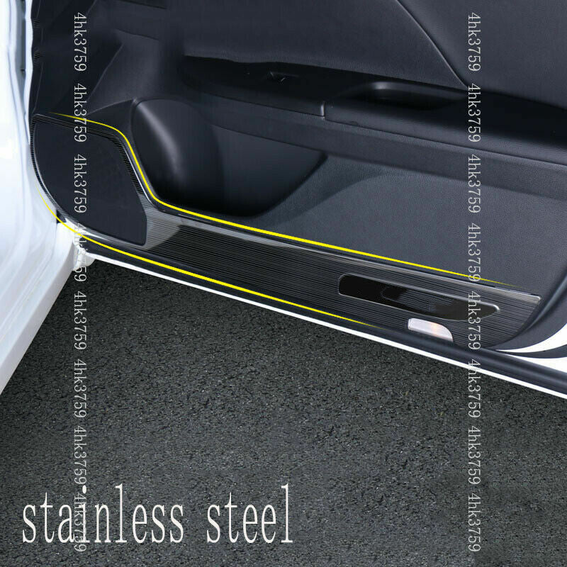 4P for Honda Accord 2014-2017 Black Titanium Door Anti-Kick Pad Guard Trim Cover