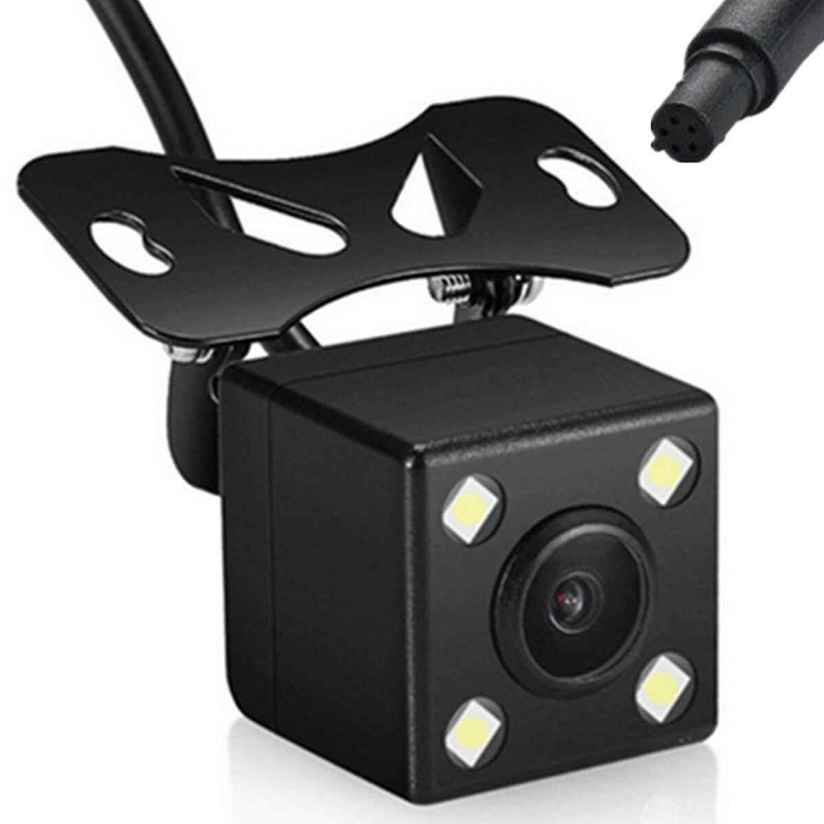 2.5mm Jack 5 Pin Car Reverse Rear View Camera 140° 4LED Night Vision Waterproof
